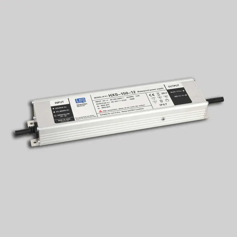 150W 12.5A IP67 Waterproof Power Supply Constant Voltage LED Driver 12V